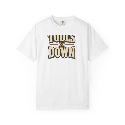 Tools Down T-Shirt | Retro Garage Workwear Tee