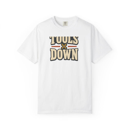 Tools Down T-Shirt | Retro Garage Workwear Tee