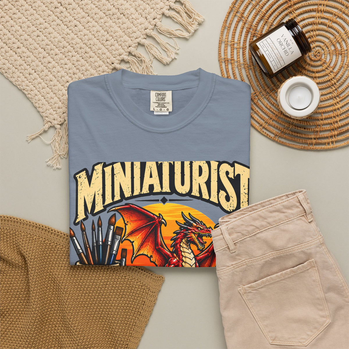 Miniaturist Dragon T-Shirt | Miniature Painting Hobby Tee