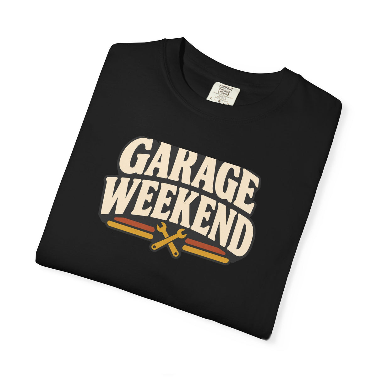 Garage Weekend T-Shirt | Retro Garage Workwear Tee