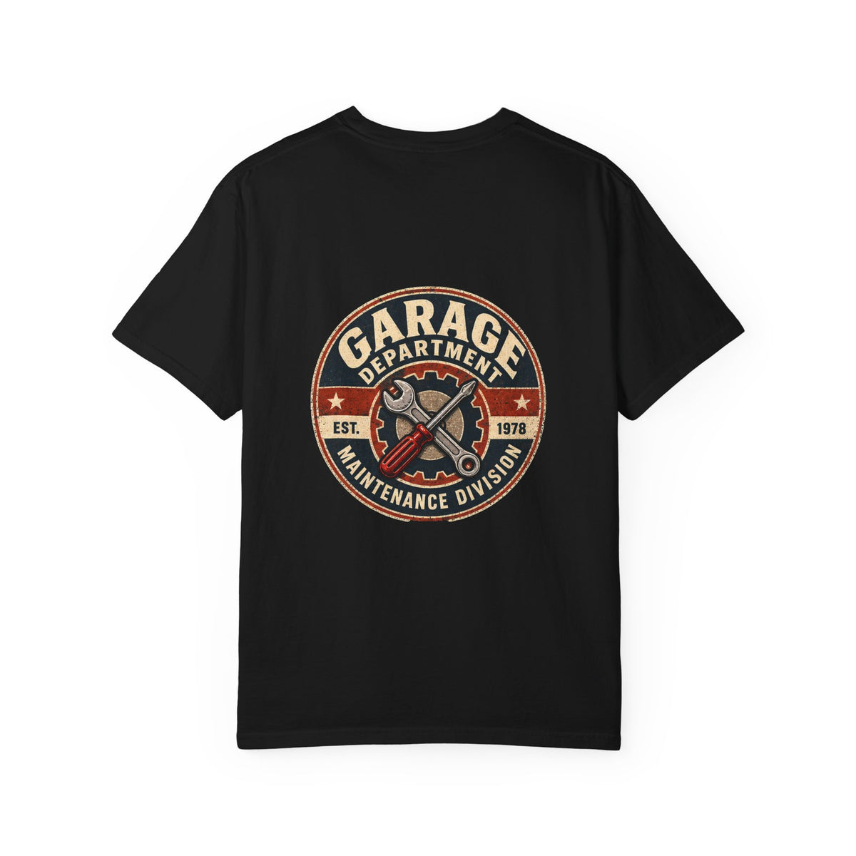 Garage Department T-Shirt | Retro Maintenance Division Workshop Tee