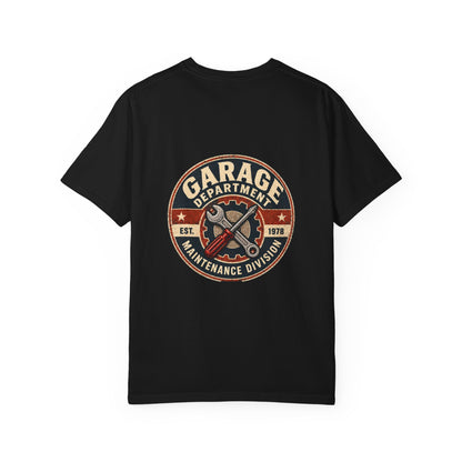 Garage Department T-Shirt | Retro Maintenance Division Workshop Tee