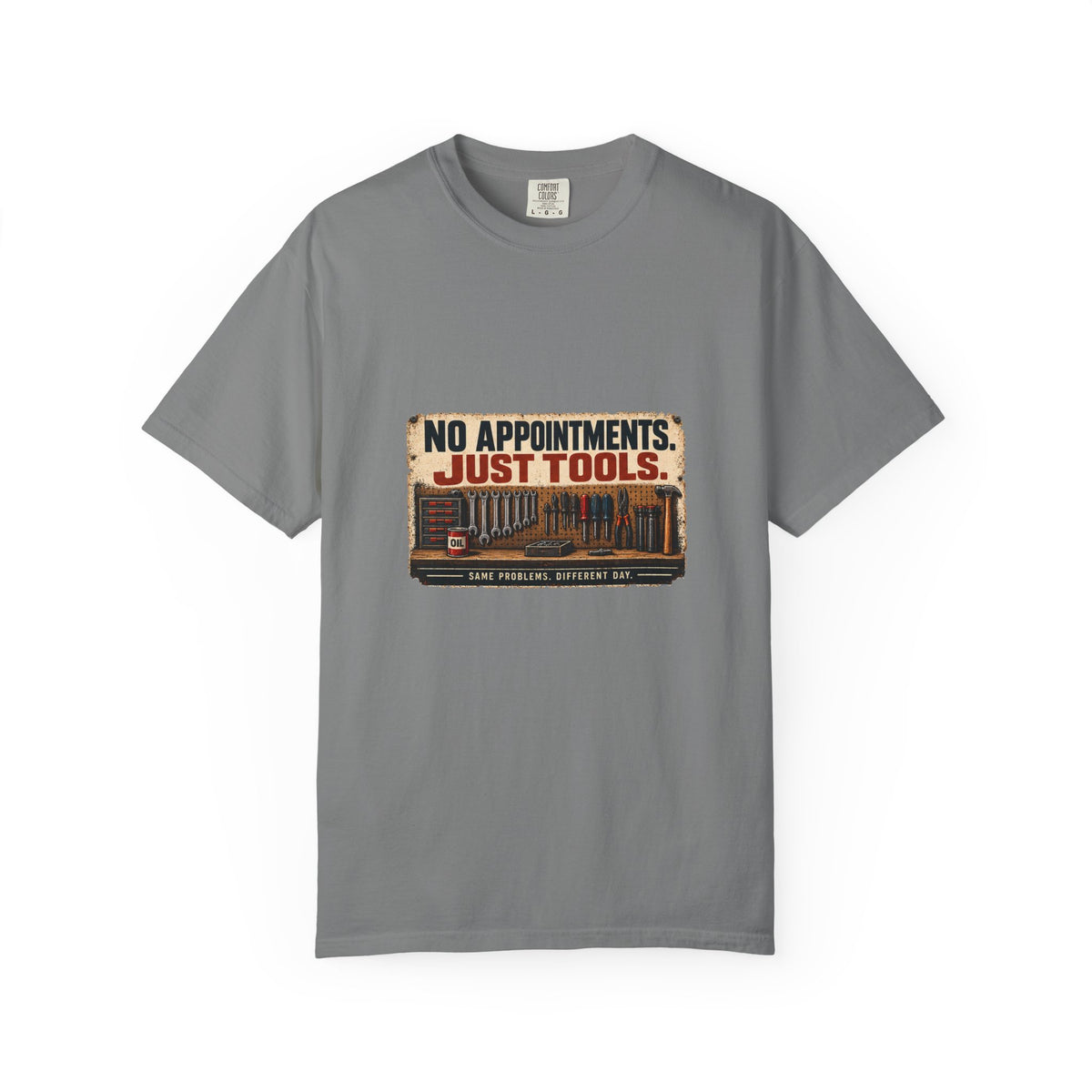 No Appointments Just Tools T-Shirt | Retro Garage Workshop Tee