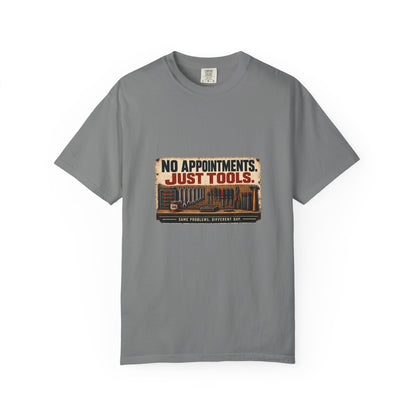 No Appointments Just Tools T-Shirt | Retro Garage Workshop Tee