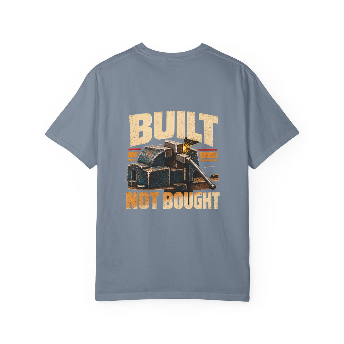 Built Not Bought T-Shirt | Retro Garage Workshop Tee