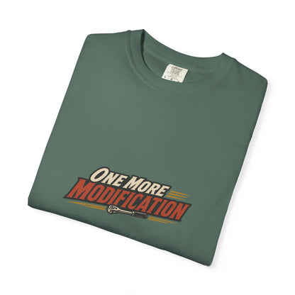 ONE MORE MODIFICATION T-Shirt | Retro Workshop Tee