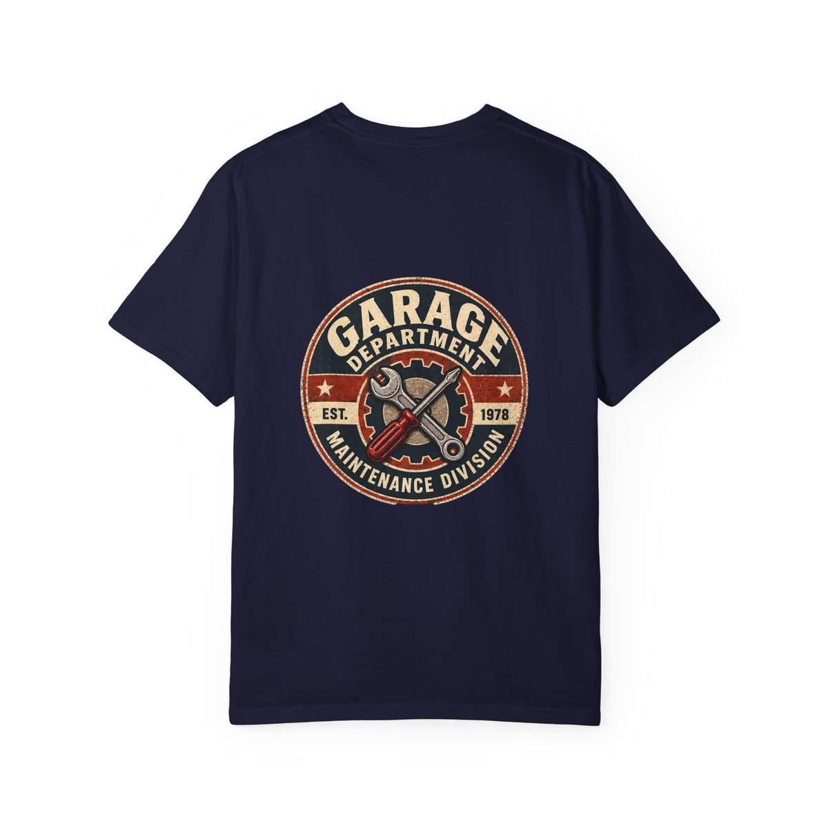 Garage Department T-Shirt | Retro Maintenance Division Workshop Tee