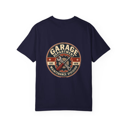 Garage Department T-Shirt | Retro Maintenance Division Workshop Tee