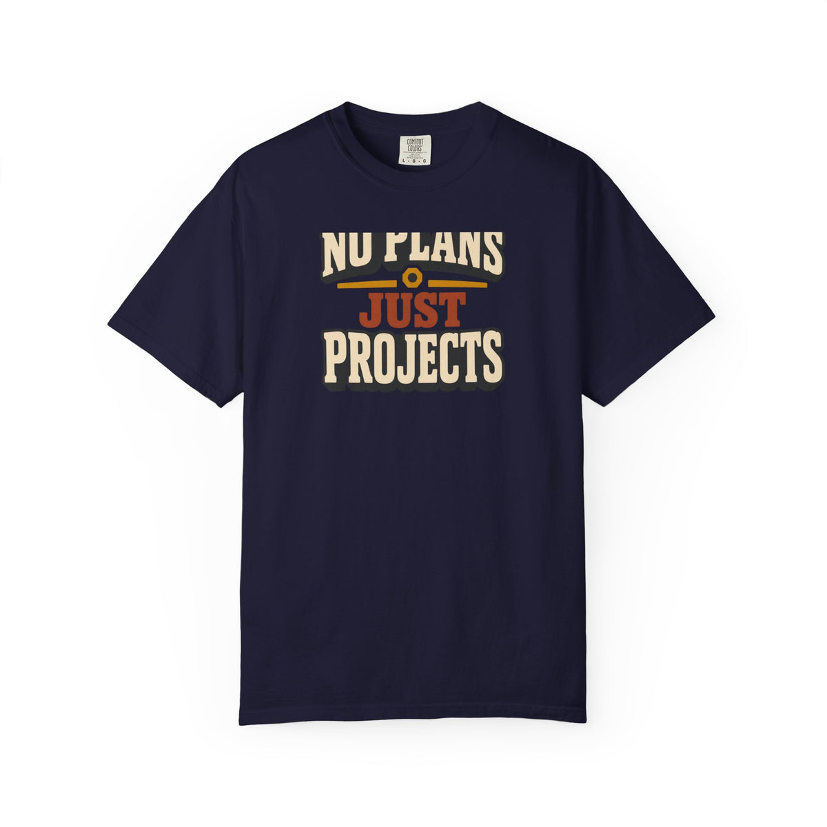 No Plans Just Projects T-Shirt | Retro Workshop Tee