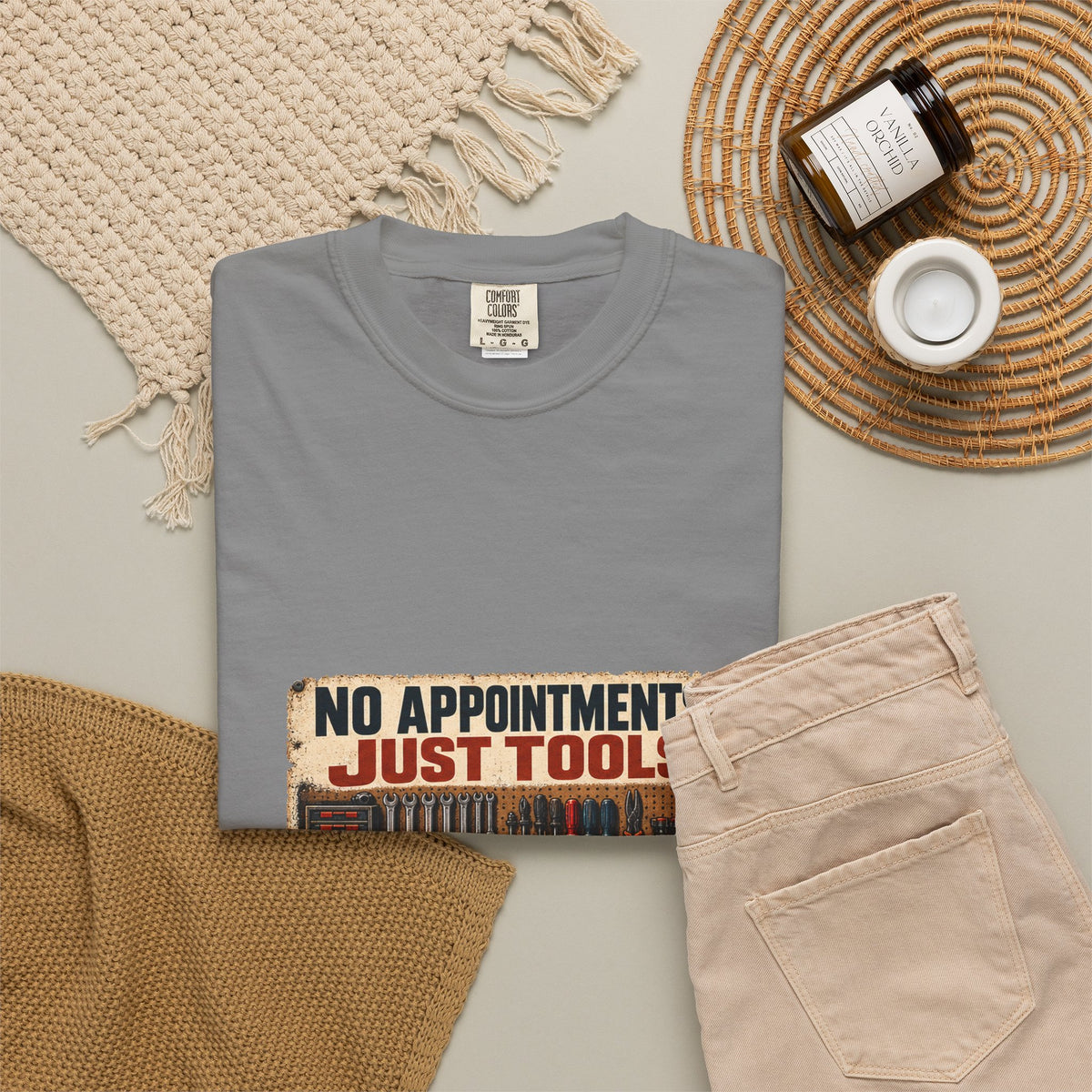 No Appointments Just Tools T-Shirt | Retro Garage Workshop Tee
