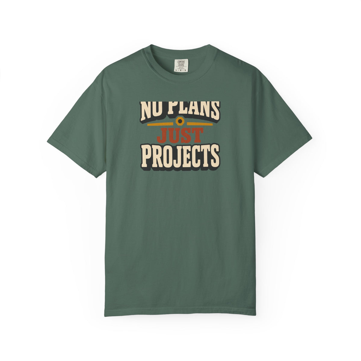 No Plans Just Projects T-Shirt | Retro Workshop Tee
