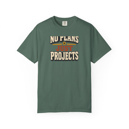 No Plans Just Projects T-Shirt | Retro Workshop Tee