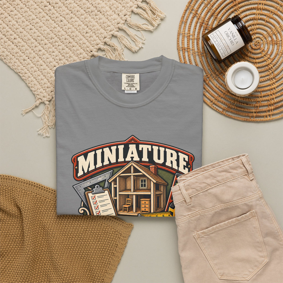 Miniature Building Inspector T-Shirt | 1:12 Scale Miniaturist Tee