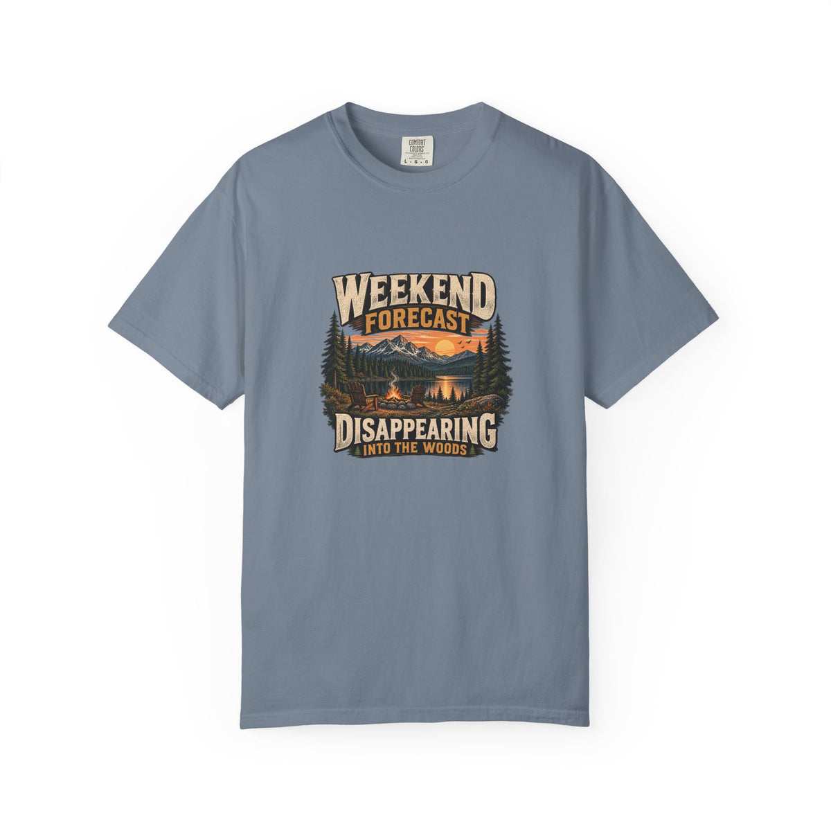 Weekend Forecast: Disappearing into the Woods T-Shirt | Retro Outdoor Tee
