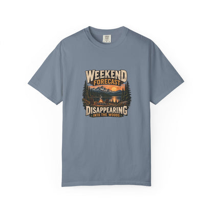Weekend Forecast: Disappearing into the Woods T-Shirt | Retro Outdoor Tee