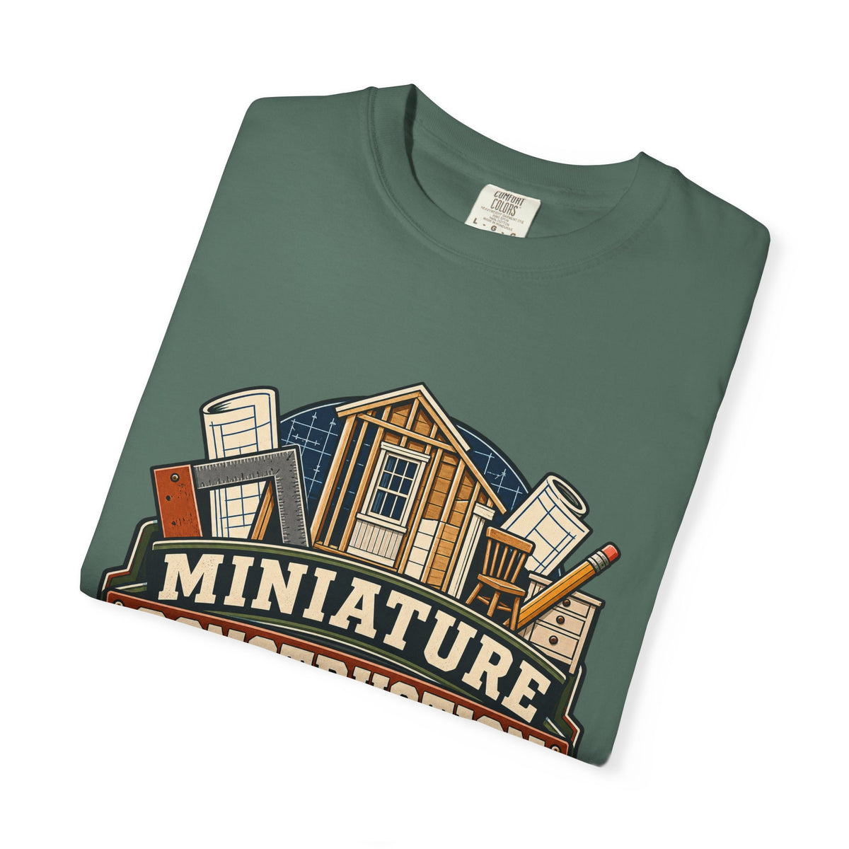 Comfort Colors miniature construction shirt for dollhouse builders