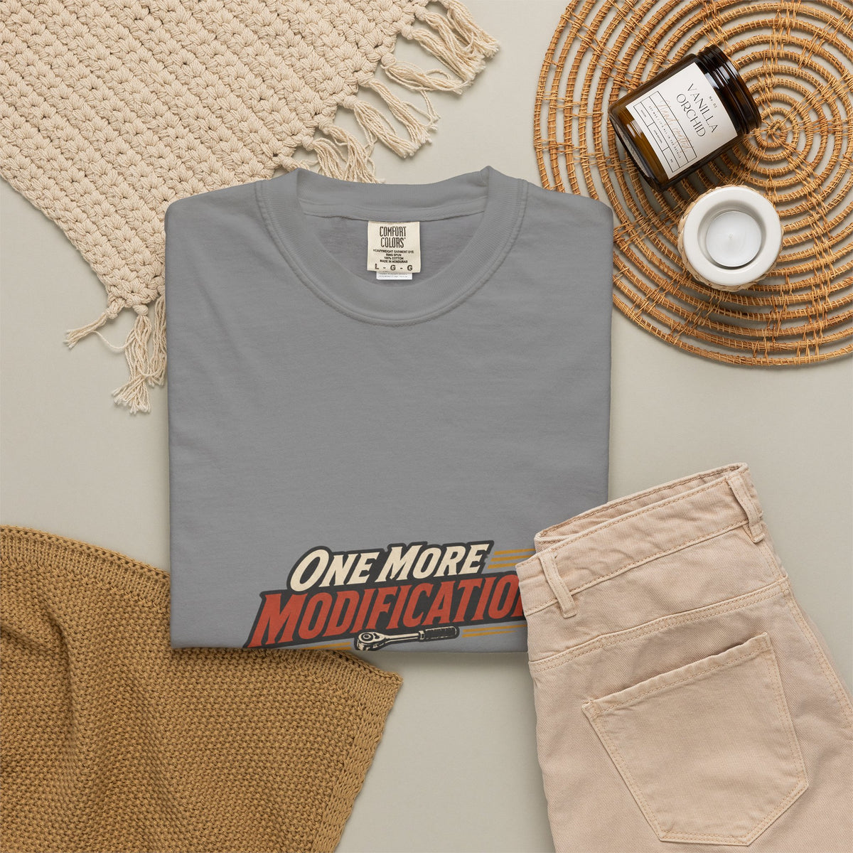 ONE MORE MODIFICATION T-Shirt | Retro Workshop Tee
