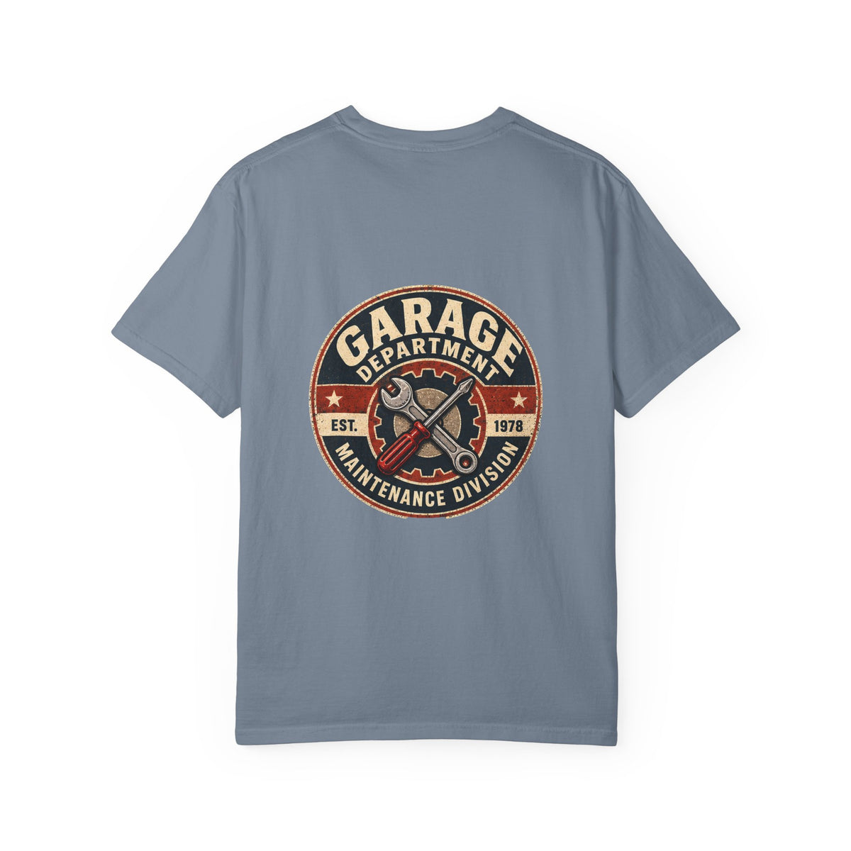 Garage Department T-Shirt | Retro Maintenance Division Workshop Tee