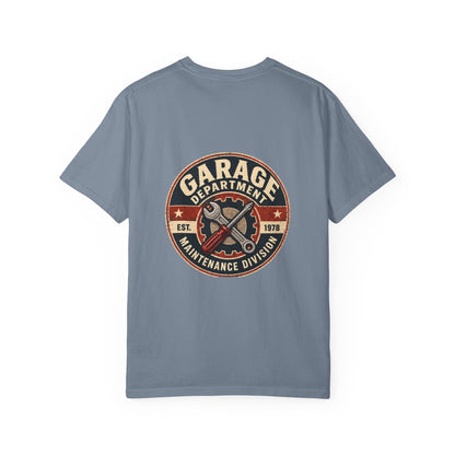 Garage Department T-Shirt | Retro Maintenance Division Workshop Tee
