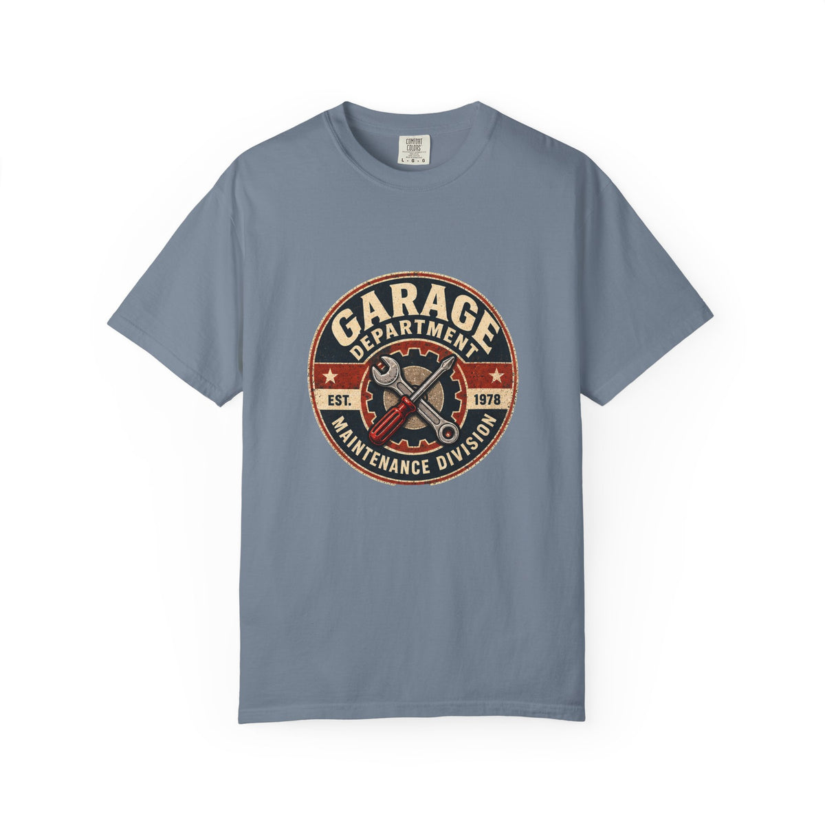 Garage Department T-Shirt | Retro Maintenance Division Workshop Tee
