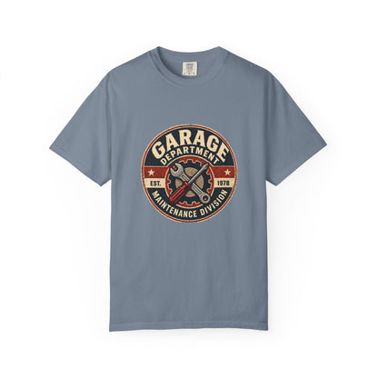 Garage Department T-Shirt | Retro Maintenance Division Workshop Tee