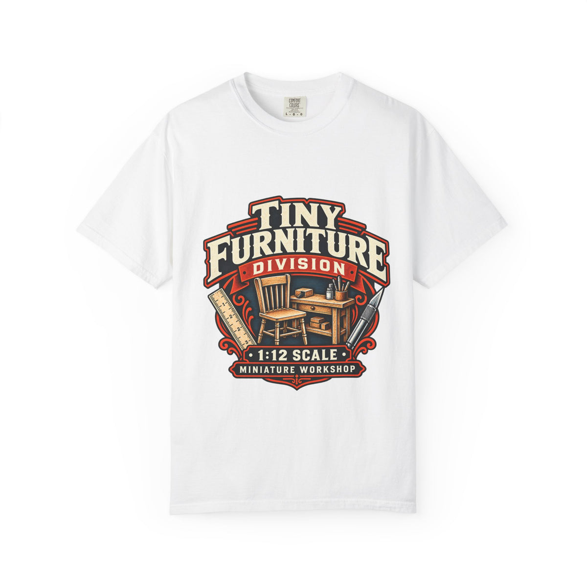 Tiny Furniture Division 1:12 scale miniature workshop T-shirt