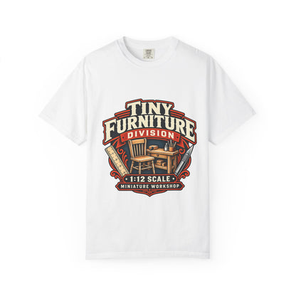 Tiny Furniture Division 1:12 scale miniature workshop T-shirt
