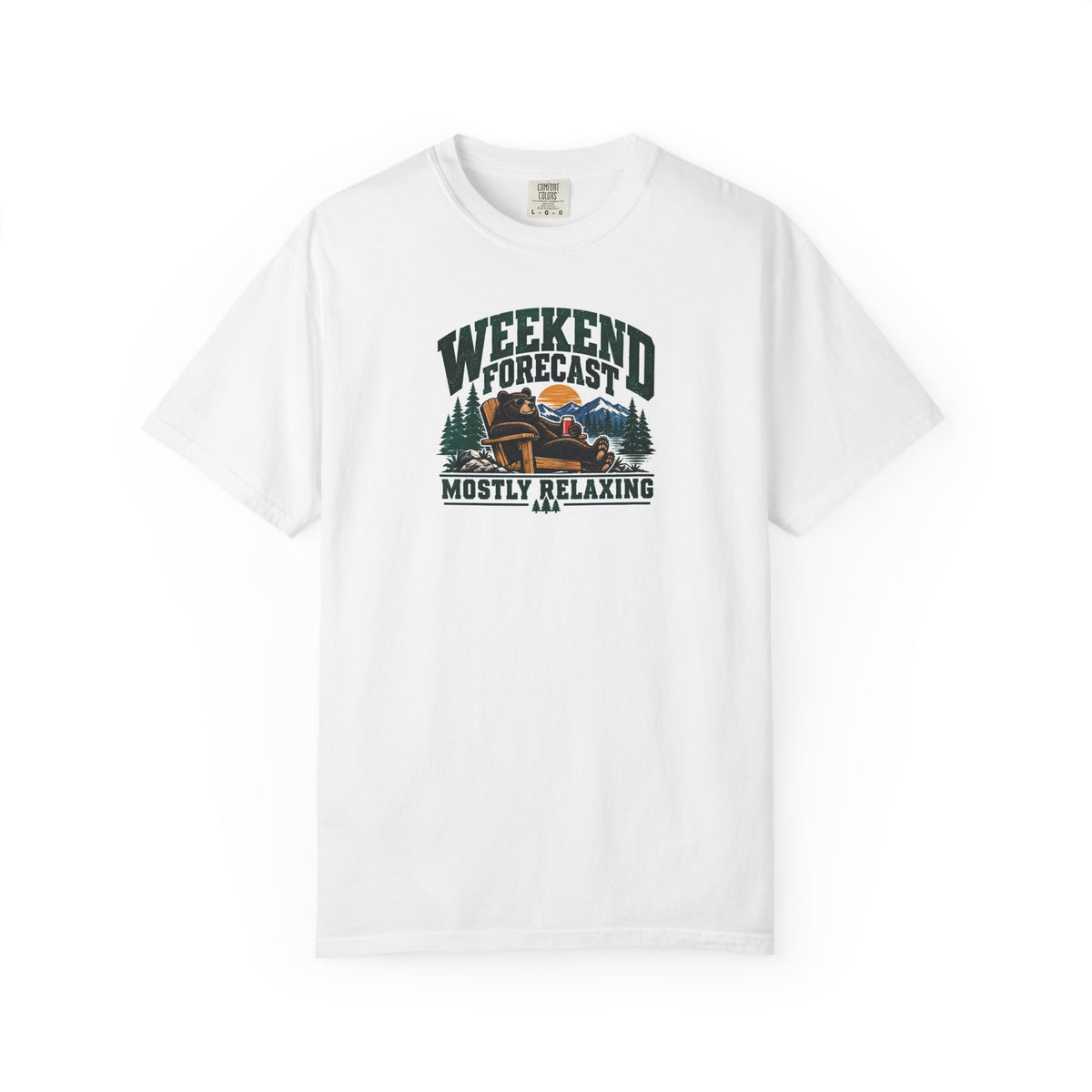 Weekend Forecast: Mostly Relaxing T-Shirt | Retro Outdoor Bear Tee