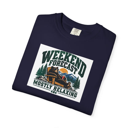 Weekend Forecast: Mostly Relaxing T-Shirt | Retro Outdoor Bear Tee