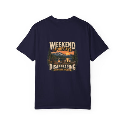 Weekend Forecast: Disappearing into the Woods T-Shirt | Retro Outdoor Tee