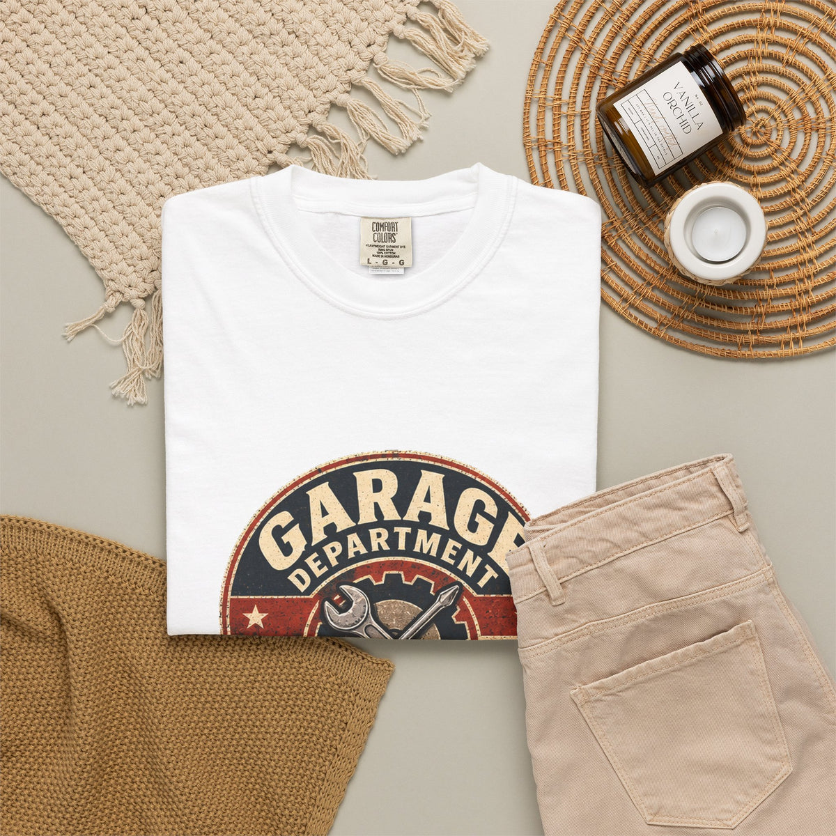 Garage Department T-Shirt | Retro Maintenance Division Workshop Tee