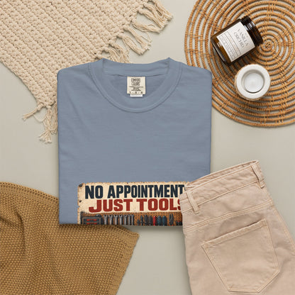 No Appointments Just Tools T-Shirt | Retro Garage Workshop Tee
