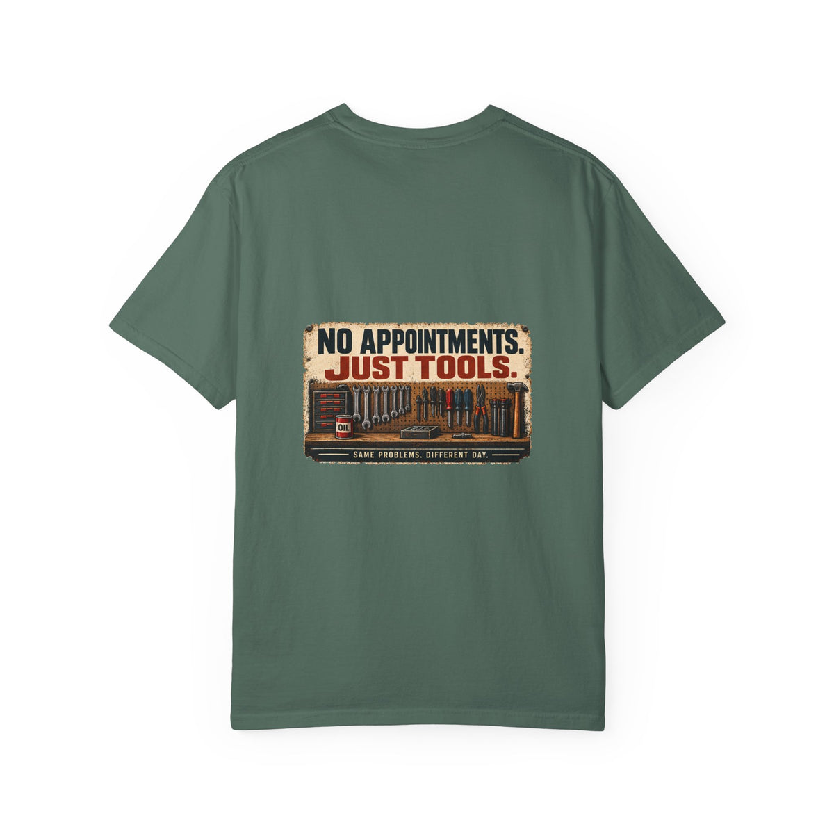 No Appointments Just Tools T-Shirt | Retro Garage Workshop Tee