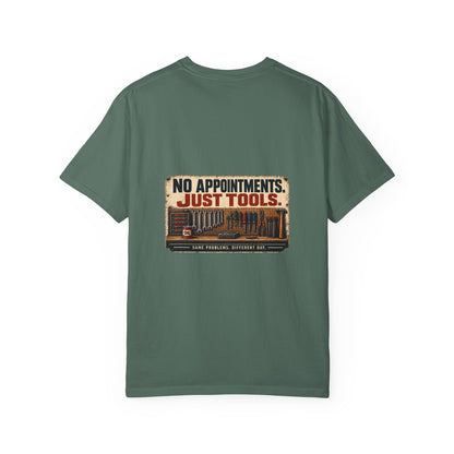 No Appointments Just Tools T-Shirt | Retro Garage Workshop Tee
