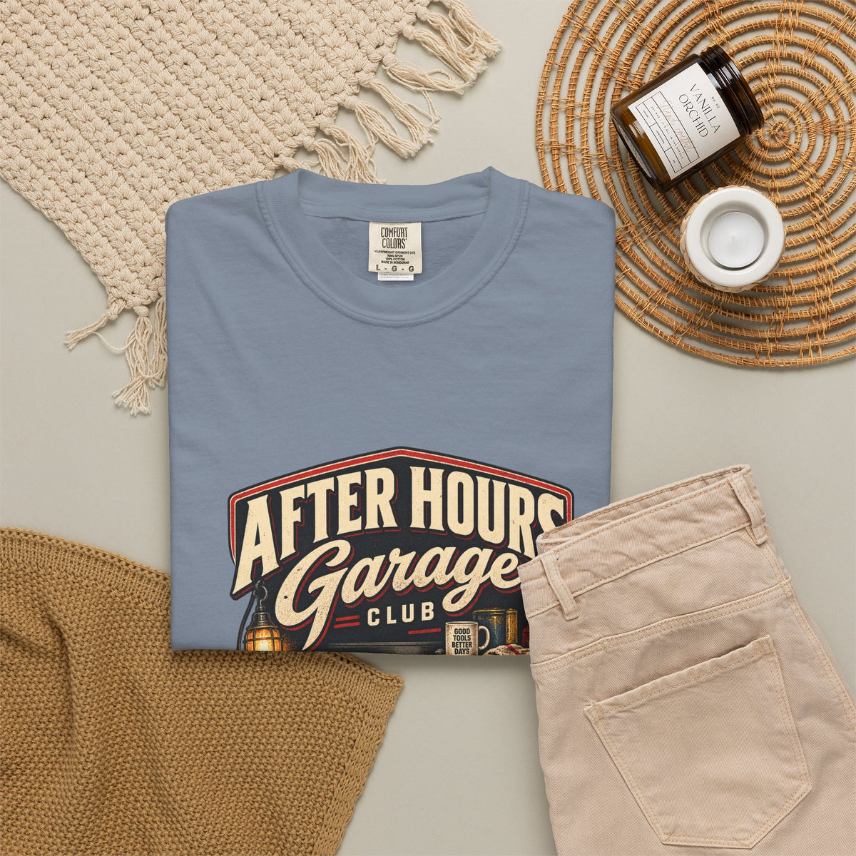 After Hours Garage Club T-Shirt | Retro Mechanic Workshop Tee