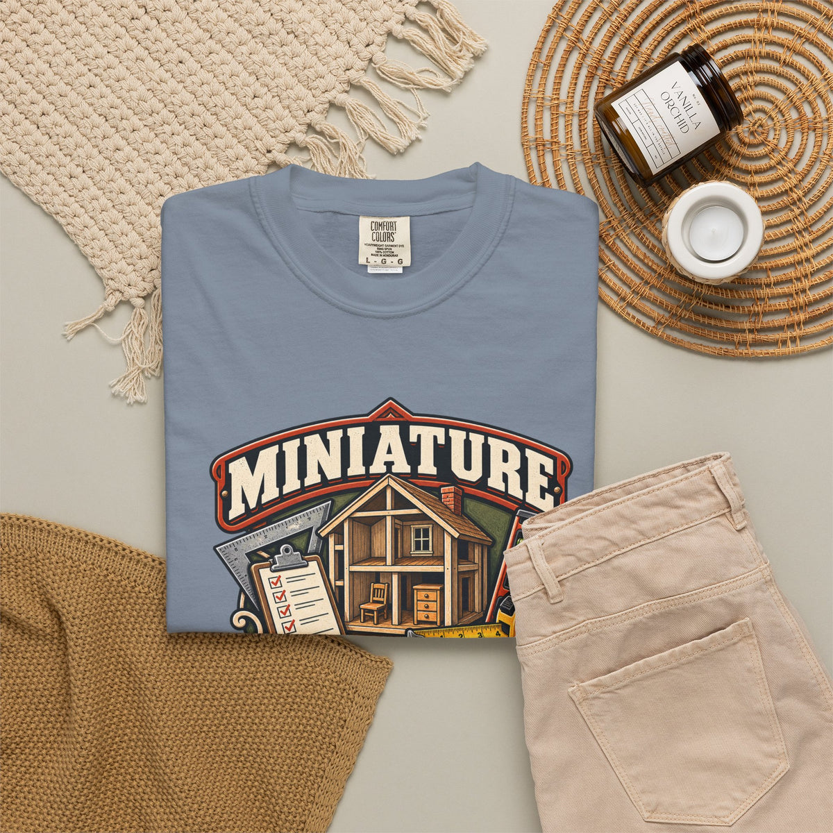 Miniature Building Inspector T-Shirt | 1:12 Scale Miniaturist Tee