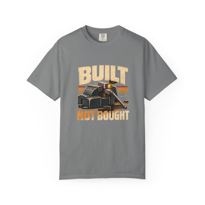 Built Not Bought T-Shirt | Retro Garage Workshop Tee