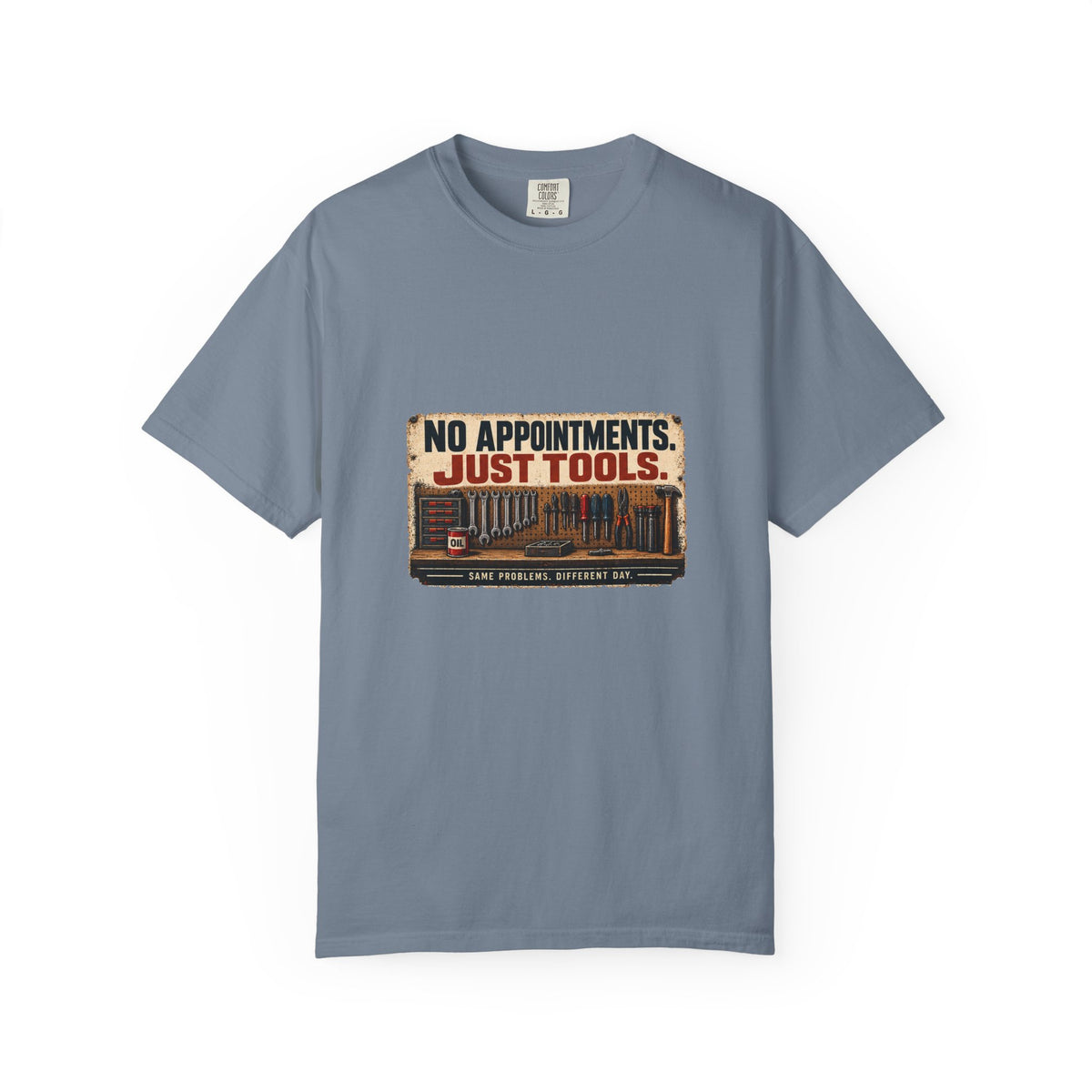 No Appointments Just Tools T-Shirt | Retro Garage Workshop Tee