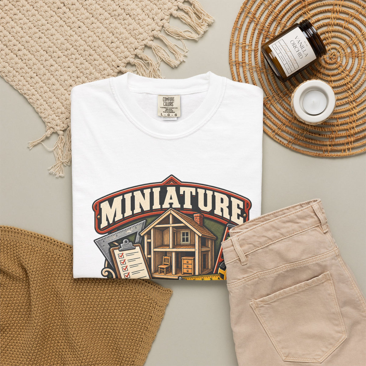 Miniature Building Inspector T-Shirt | 1:12 Scale Miniaturist Tee