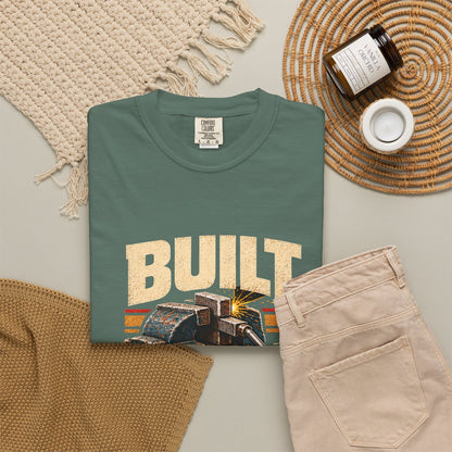 Built Not Bought T-Shirt | Retro Garage Workshop Tee