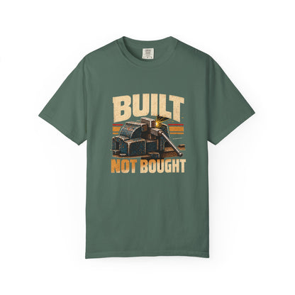 Built Not Bought T-Shirt | Retro Garage Workshop Tee