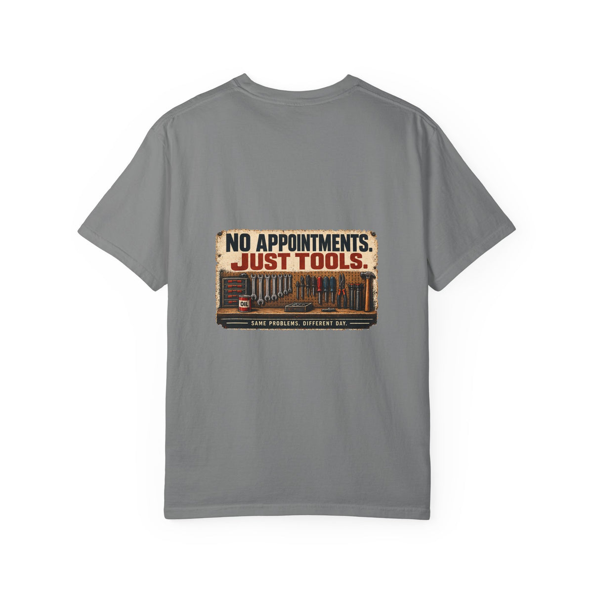 No Appointments Just Tools T-Shirt | Retro Garage Workshop Tee