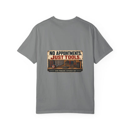 No Appointments Just Tools T-Shirt | Retro Garage Workshop Tee