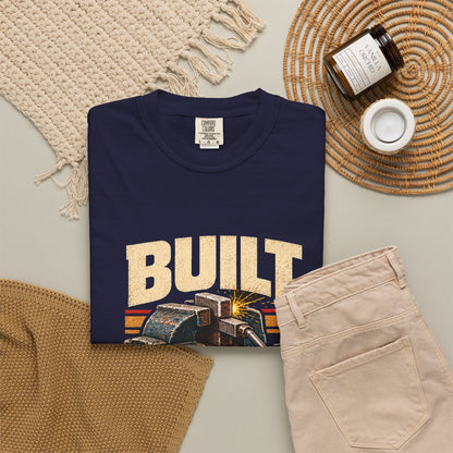 Built Not Bought T-Shirt | Retro Garage Workshop Tee