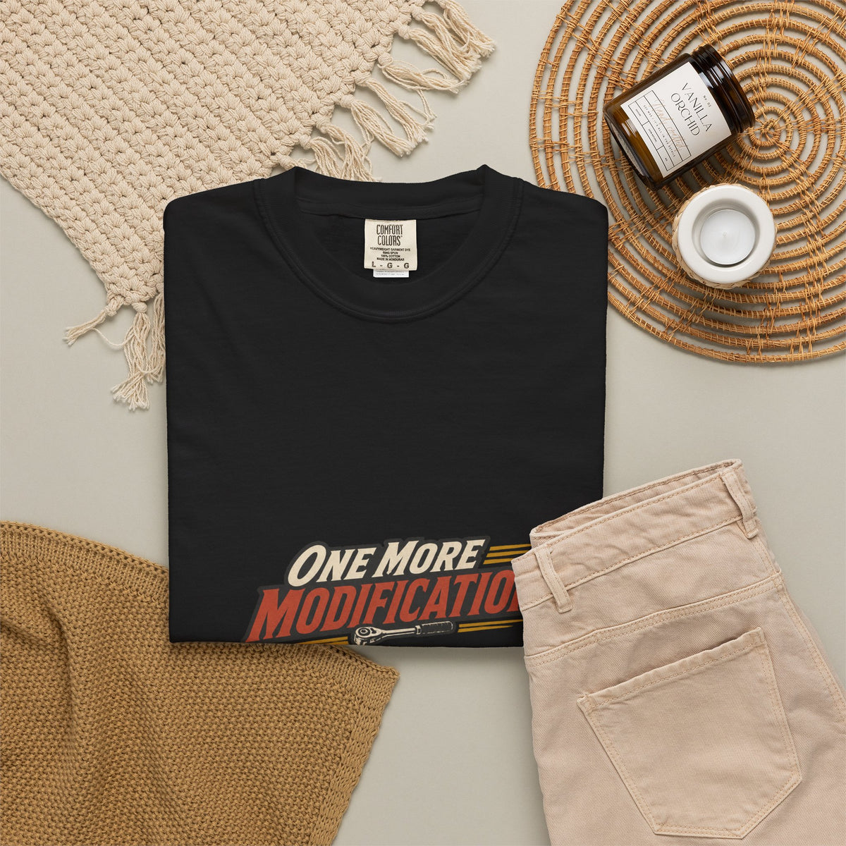 ONE MORE MODIFICATION T-Shirt | Retro Workshop Tee