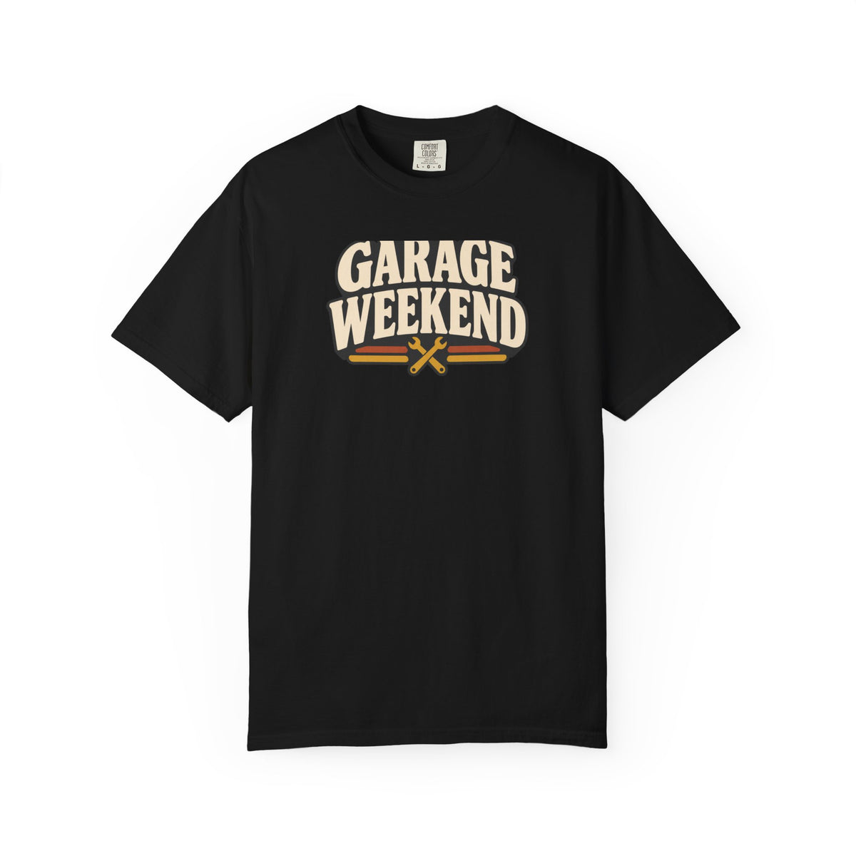 Garage Weekend T-Shirt | Retro Garage Workwear Tee