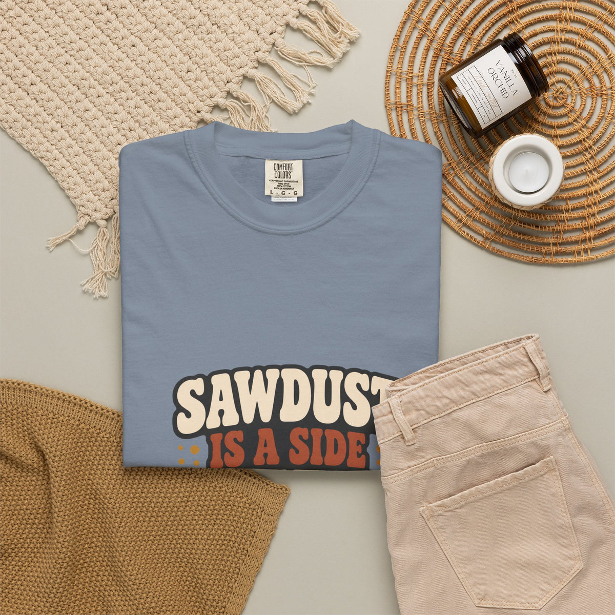 SAWDUST IS A SIDE EFFECT T-Shirt | Retro Workshop Tee