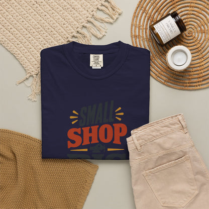 SMALL SHOP BIG IDEAS T-Shirt | Retro Workshop Tee
