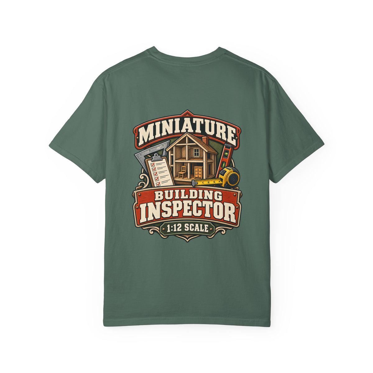 Miniature Building Inspector T-Shirt | 1:12 Scale Miniaturist Tee