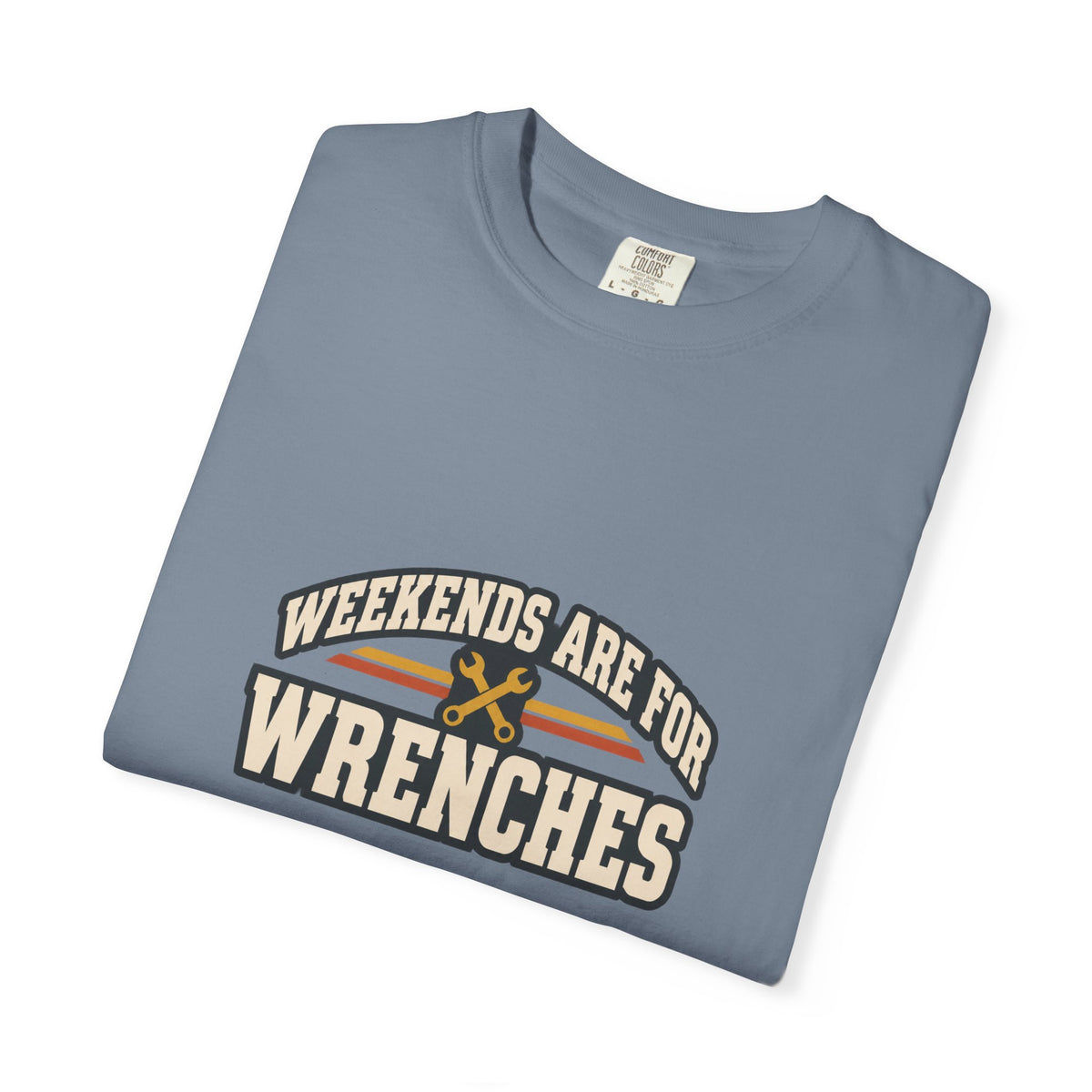 WEEKENDS ARE FOR WRENCHES T-Shirt | Retro Workshop Tee